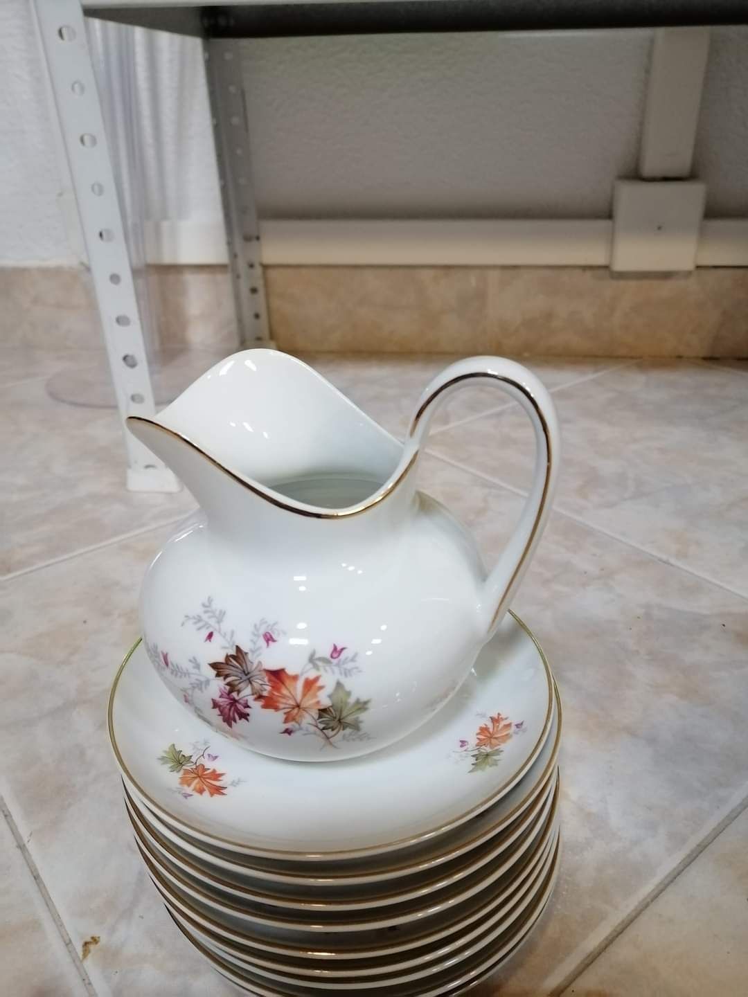 porcelana de Coimbra conjunto de chá