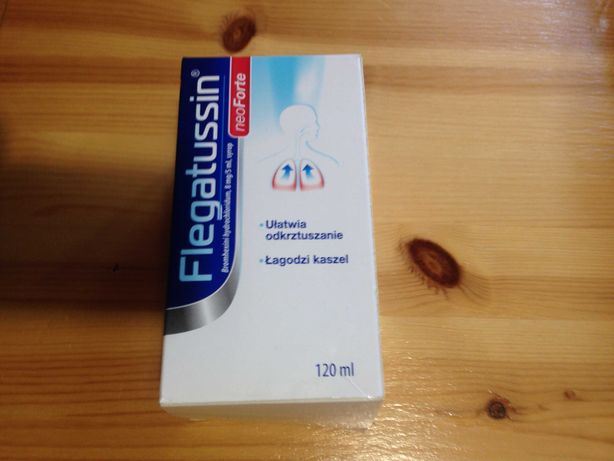 Flegatussin neoForte 8mg/5ml syrop na kaszel mokry 120 ml
