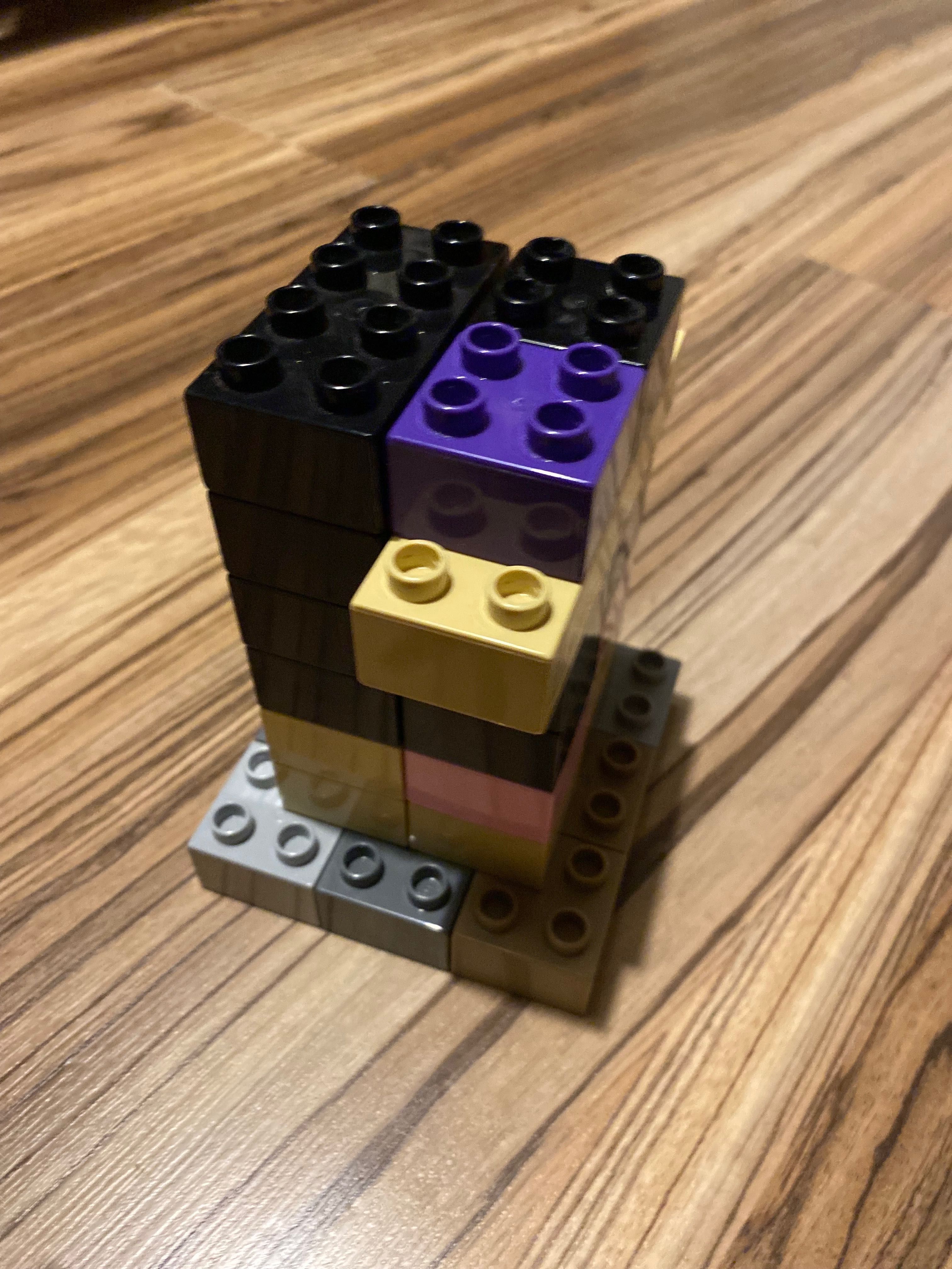 Lego duplo różne kolory 220 gram