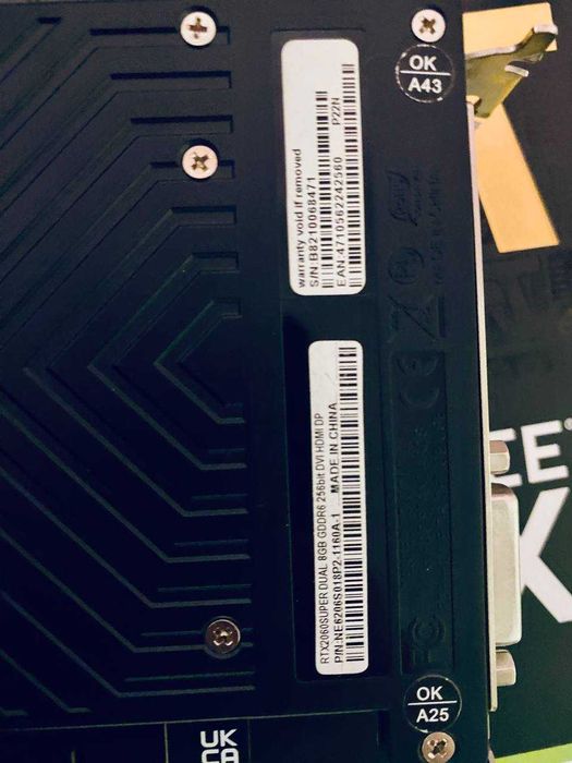 Видеокарта Nvidia RTX 2060Super Dual 8GB