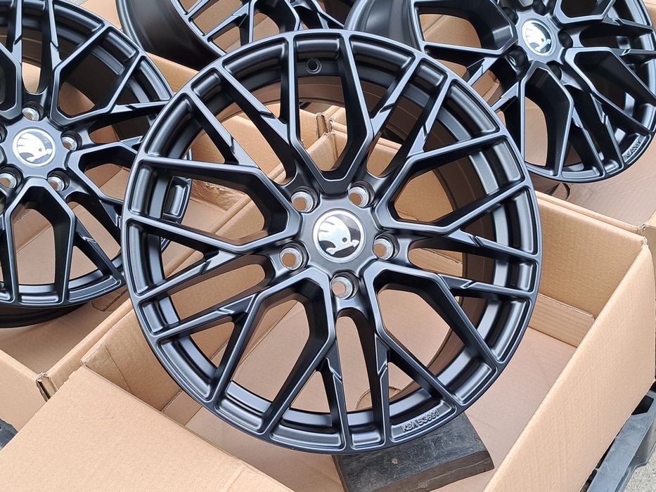 Alufelgi SKODA 18' 5x100 Scala Rapid Fabia Kamiq Roomster CA20 MATT