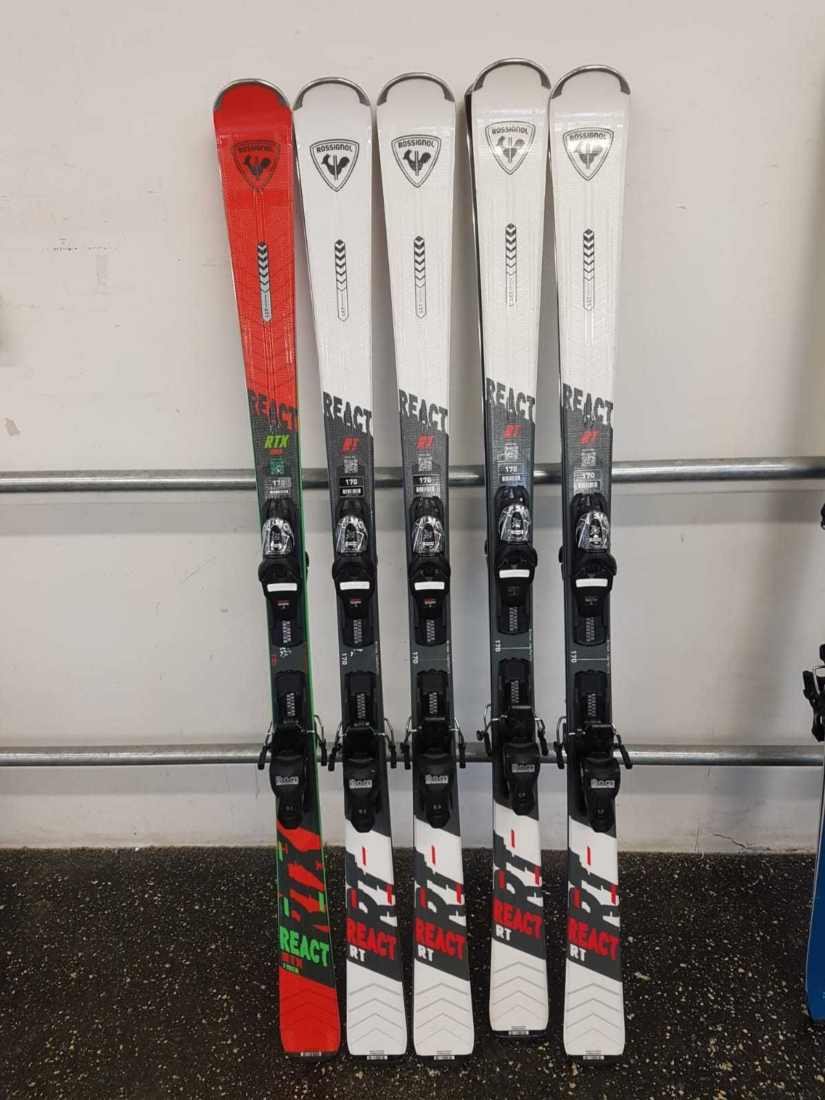 Narty Rossignol-super stan, 4 pary- pakiet 154