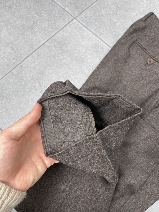 Брюки чоловічі з вовняної фланелі Canali zegna brioni suitsupply barba