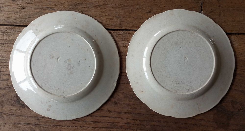 Antigos pratos Portugueses em faiança de Massarelos Porto