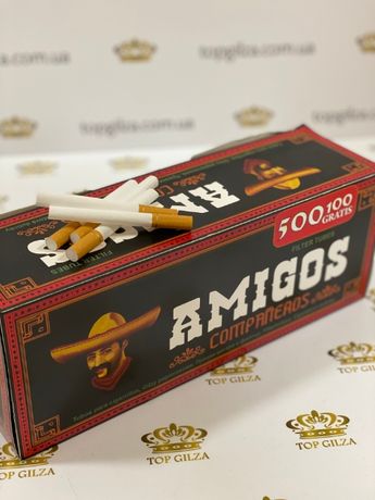 AMIGOS 500 Гильзы для сигарет, гильзы для табака, сигаретные гильзы