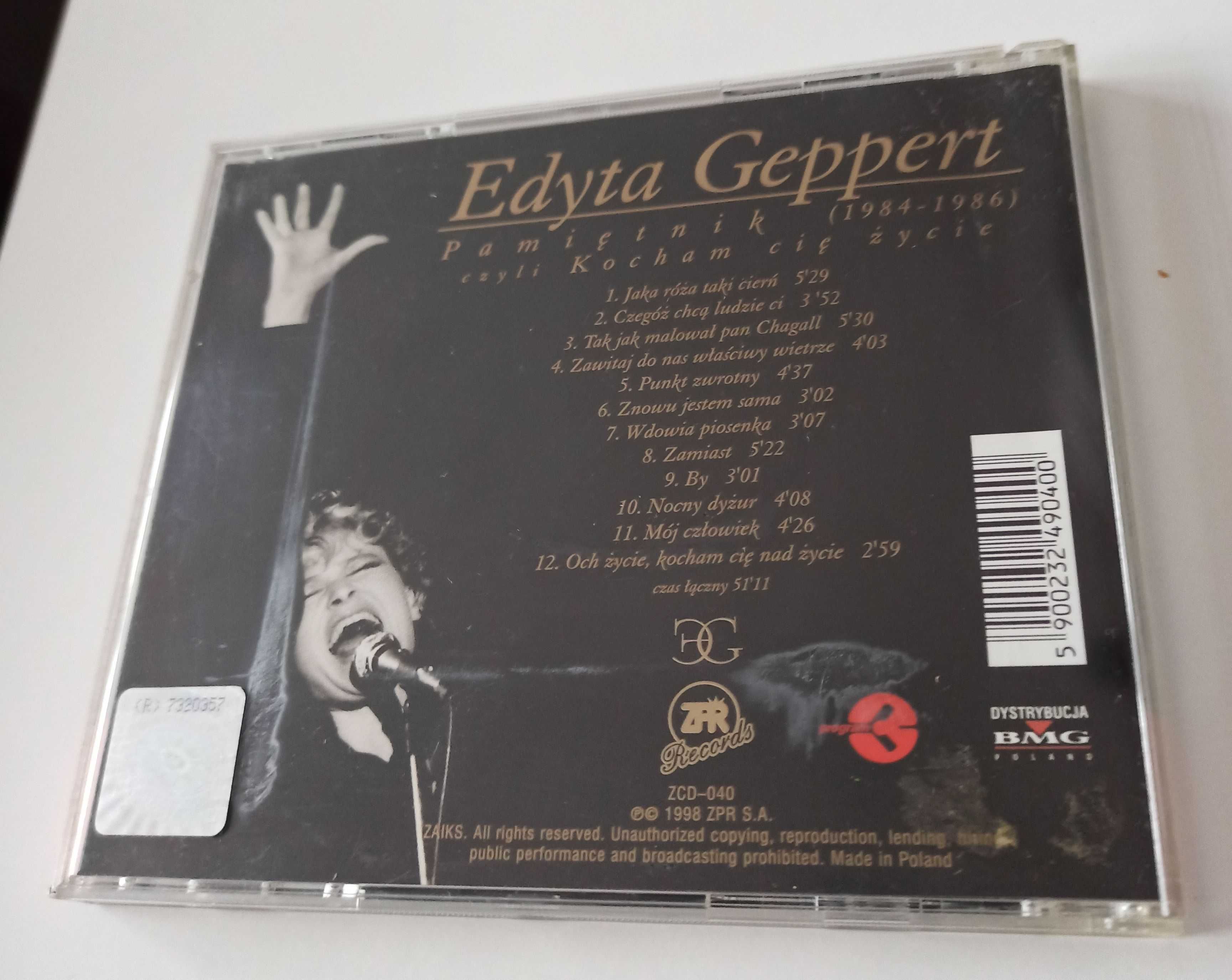 Edyta Geppert Pamiętnik czyli Kocham Cię Życie ZPR 1998