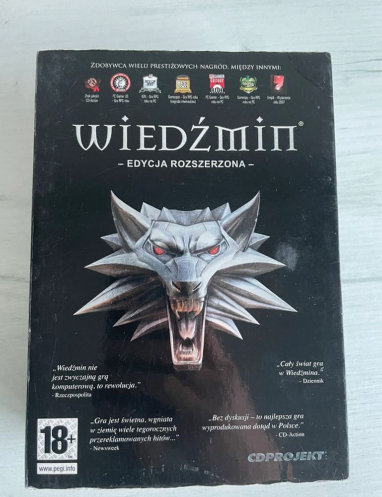 Gra wiedzmin edycja rozszerzona PC dvd
