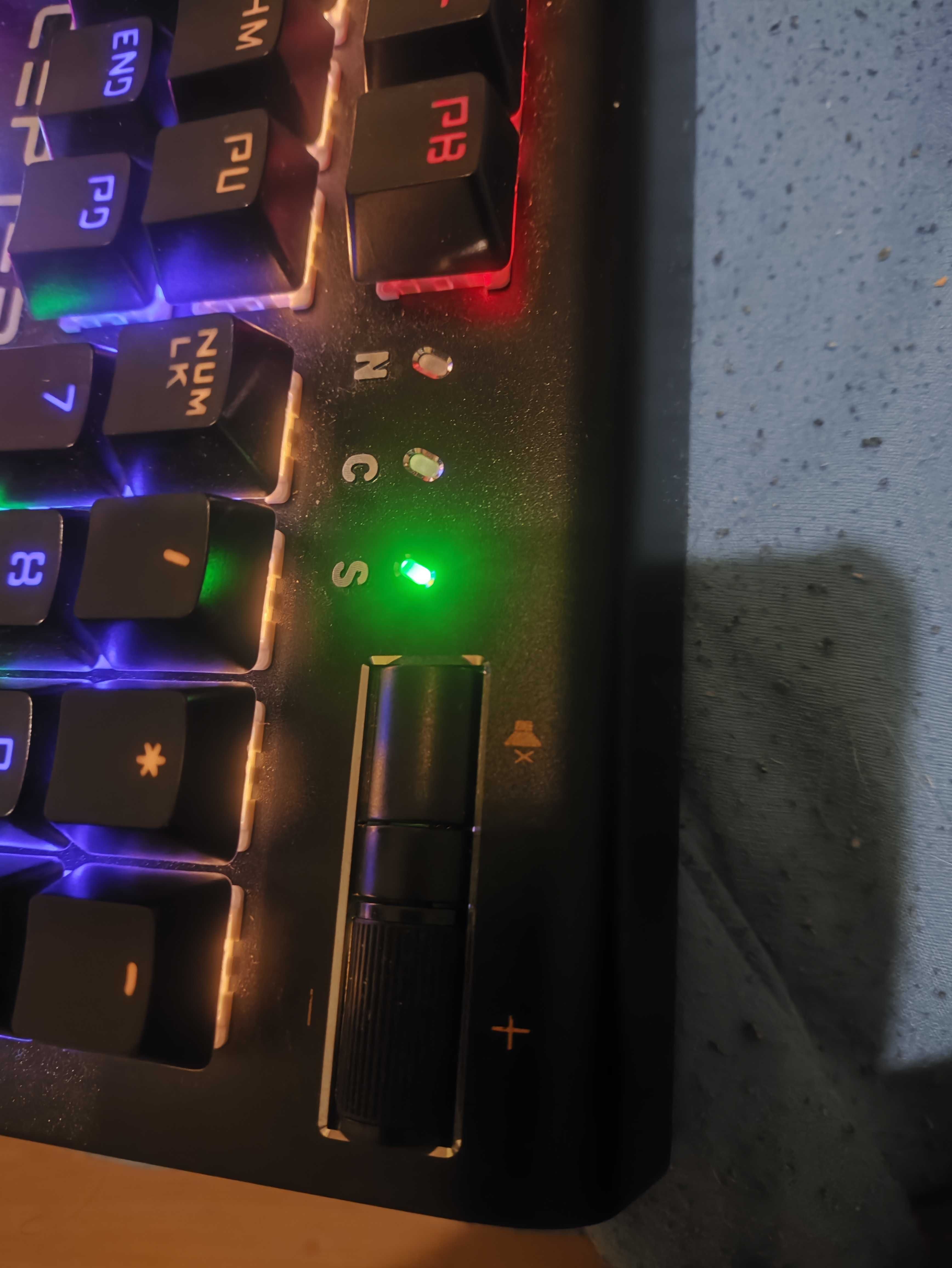 Mechaniczna klawiatura BLUE SWITCH Gaming RGB 100%