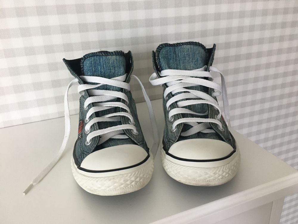 Buty converse rockowe za kostkę