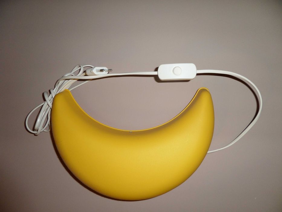lampa ścienna Ikea, księżyc