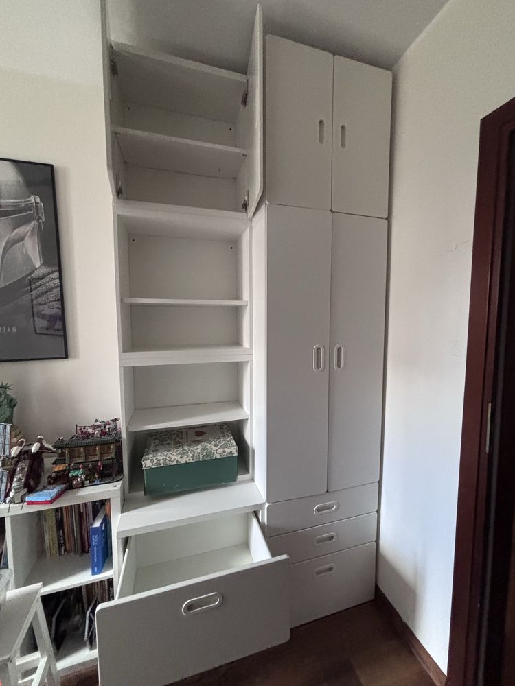 Szafa i regał Ikea Stuva