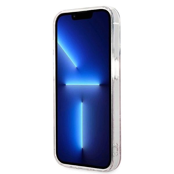 Zestaw Guess etui MagSafe + ładowarka do iPhone 14 Pro 6,1" - różowy