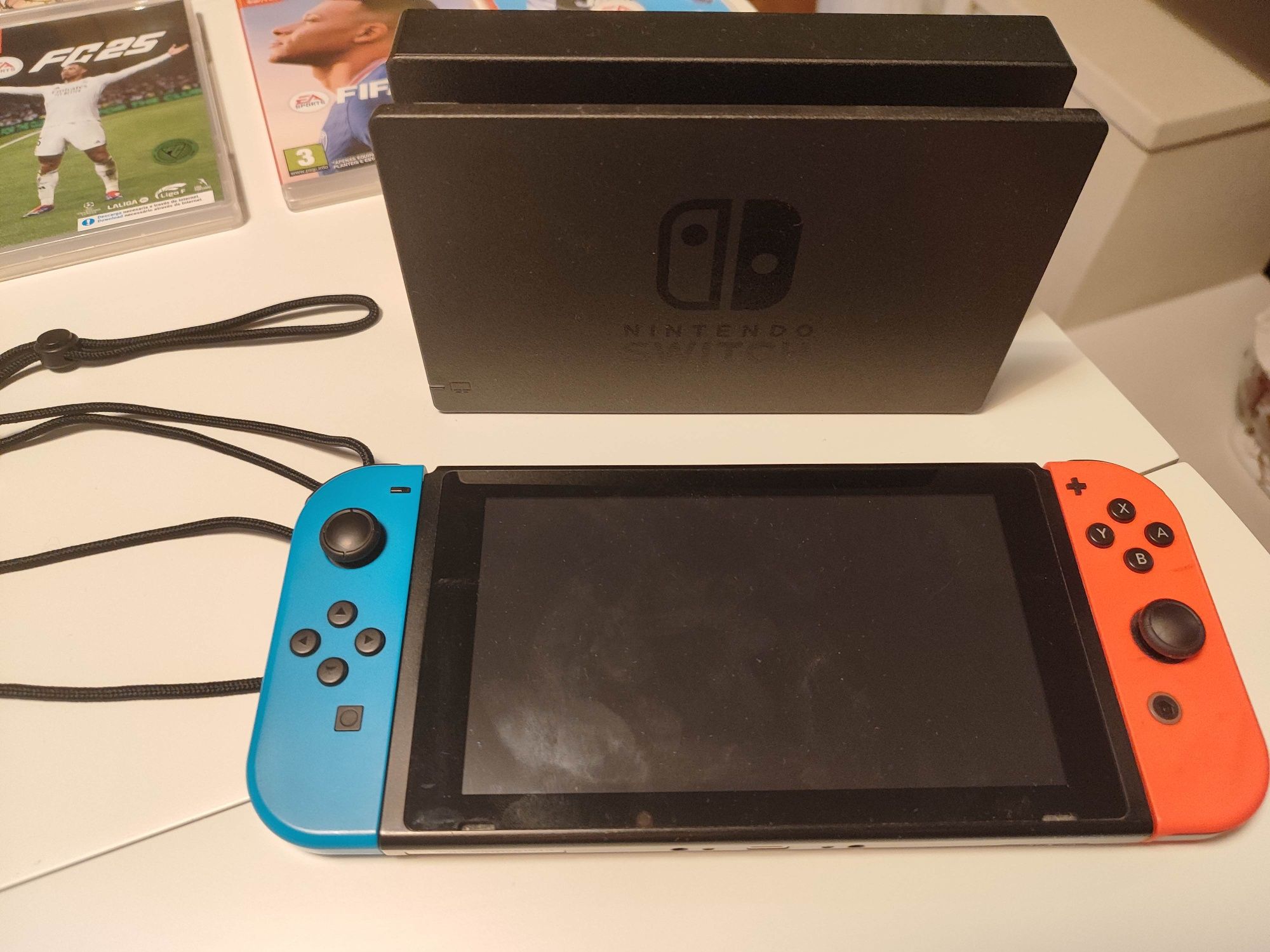 Nintendo switch+ 14 jogos + acessórios