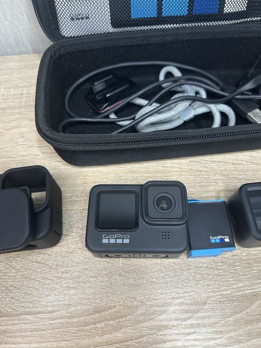 Екшн-камера GoPro HERO 9 Black +Подвійний зарядний пристрій+Акумулятор
