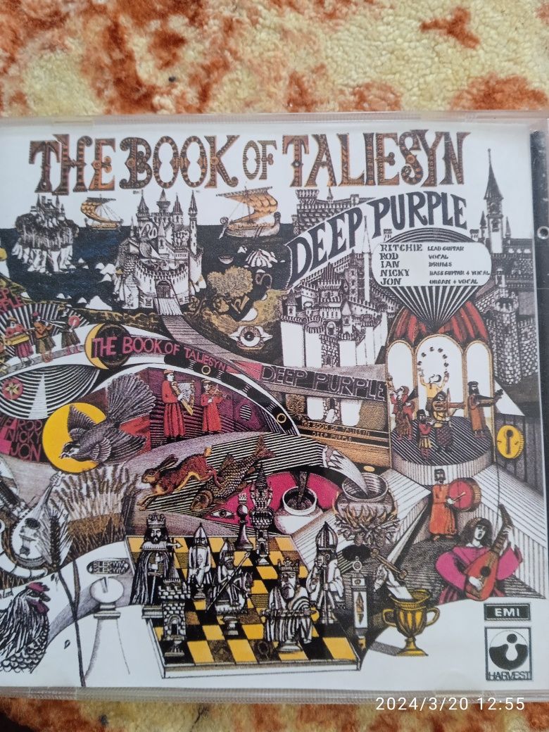 Cd диск Deep Purple.The book of taliesyn