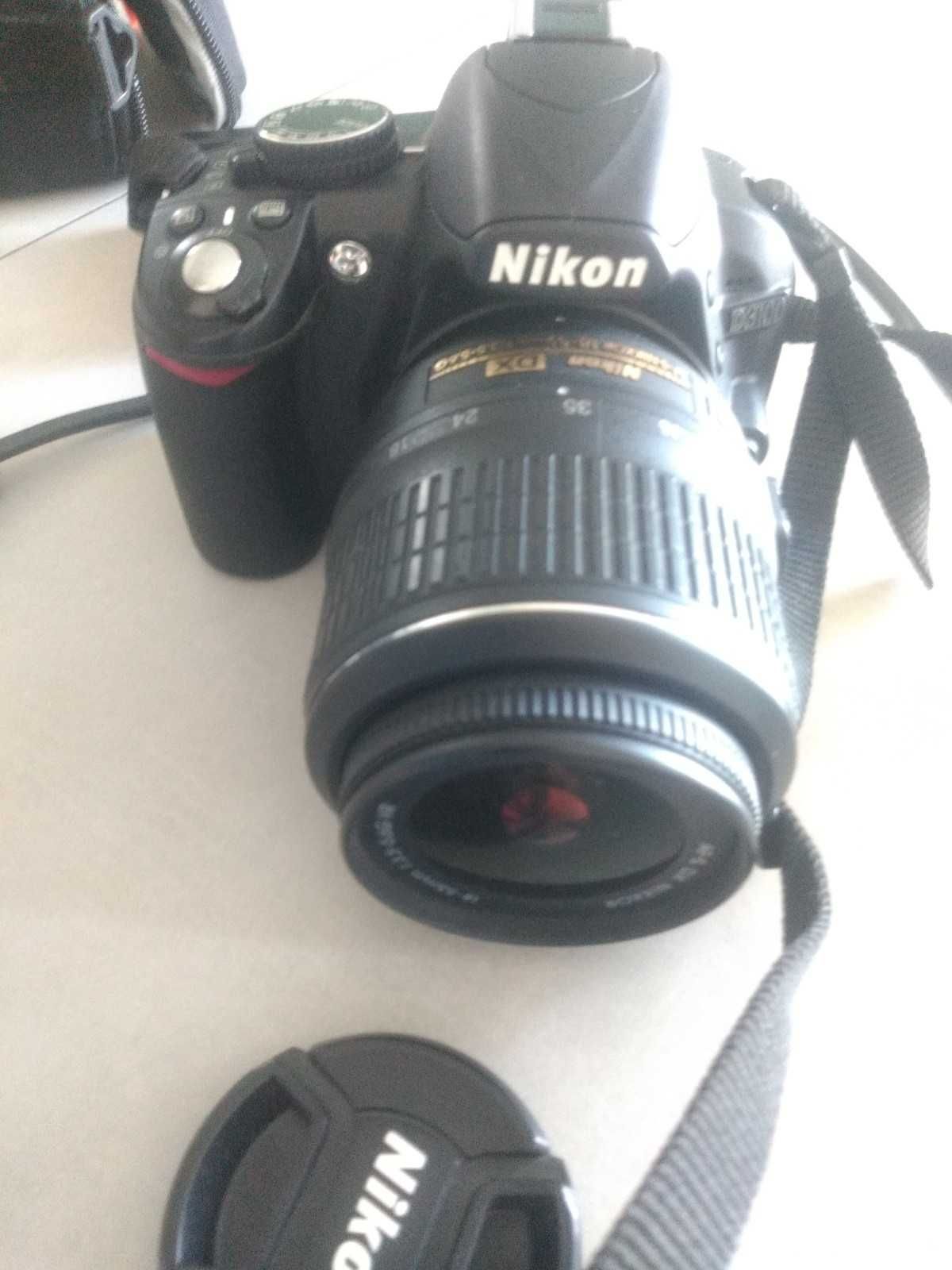 Nikon D3100 com bolsa de transporte