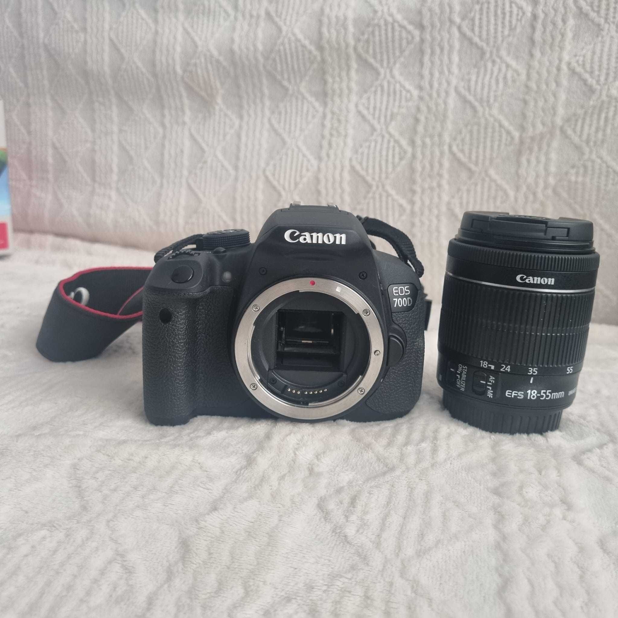 Canon EOS 700D + 18-55mm + SIGMA 10-20 mm 1:3,5 DC HSM  jak NOWY