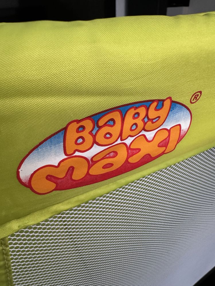 Łóżeczko turystyczne Baby Maxi - kolor seledynowy