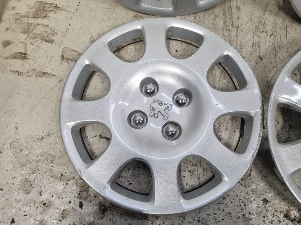 kołpaki peugeot 15" ORYGINALNE 4szt.