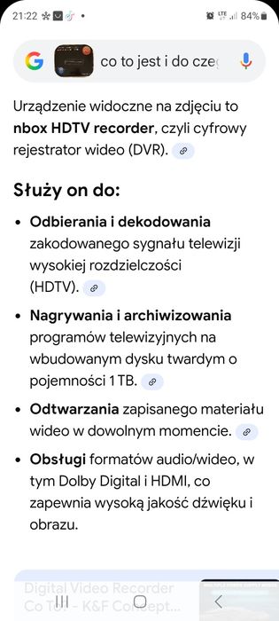 Dekoder nbox HDTV rekorder ,Dysk 1TB NOWY OKAZJA!