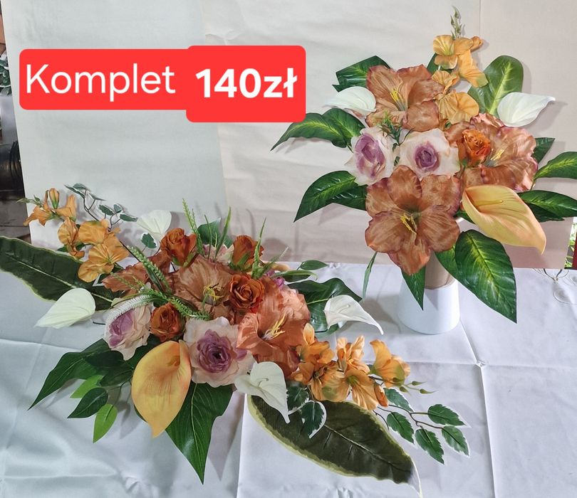 Stroiki oraz komplety na groby