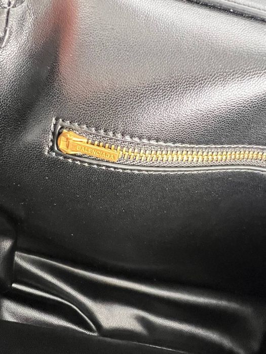 Женская сумка Balenciaga Rodeo Black кожа