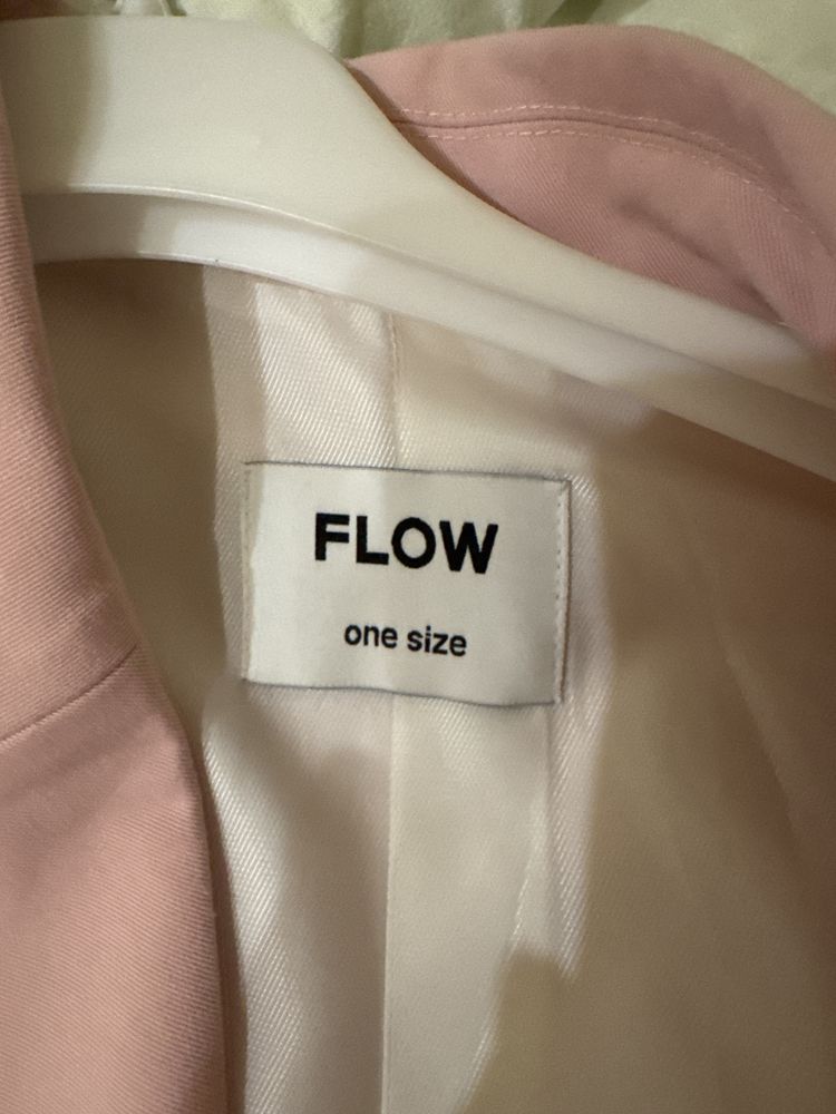 Оверсайз Піджак Flow, рожевий