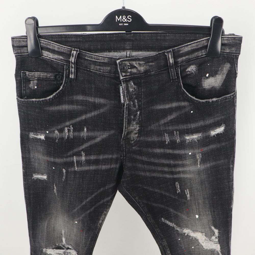 Чоловічі Джинси Dsquared2 Black Denim