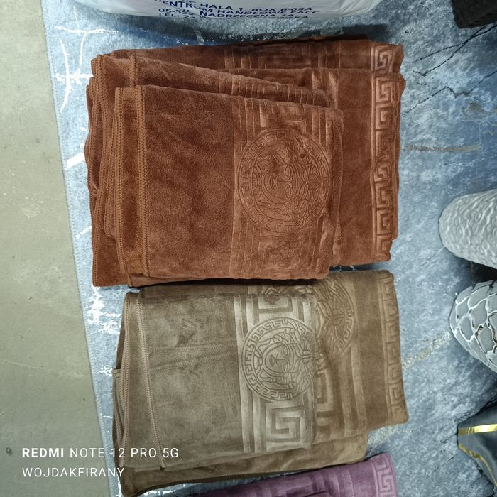 Ręcznik mikrofibra duży 70*140cm grecki wzór Meduza