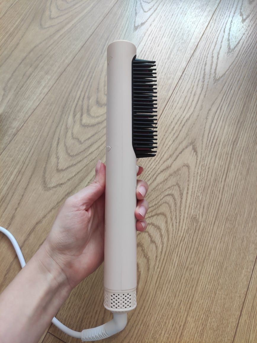Hair straightener comb grzebień prostujący z lokówką szczotka prostują