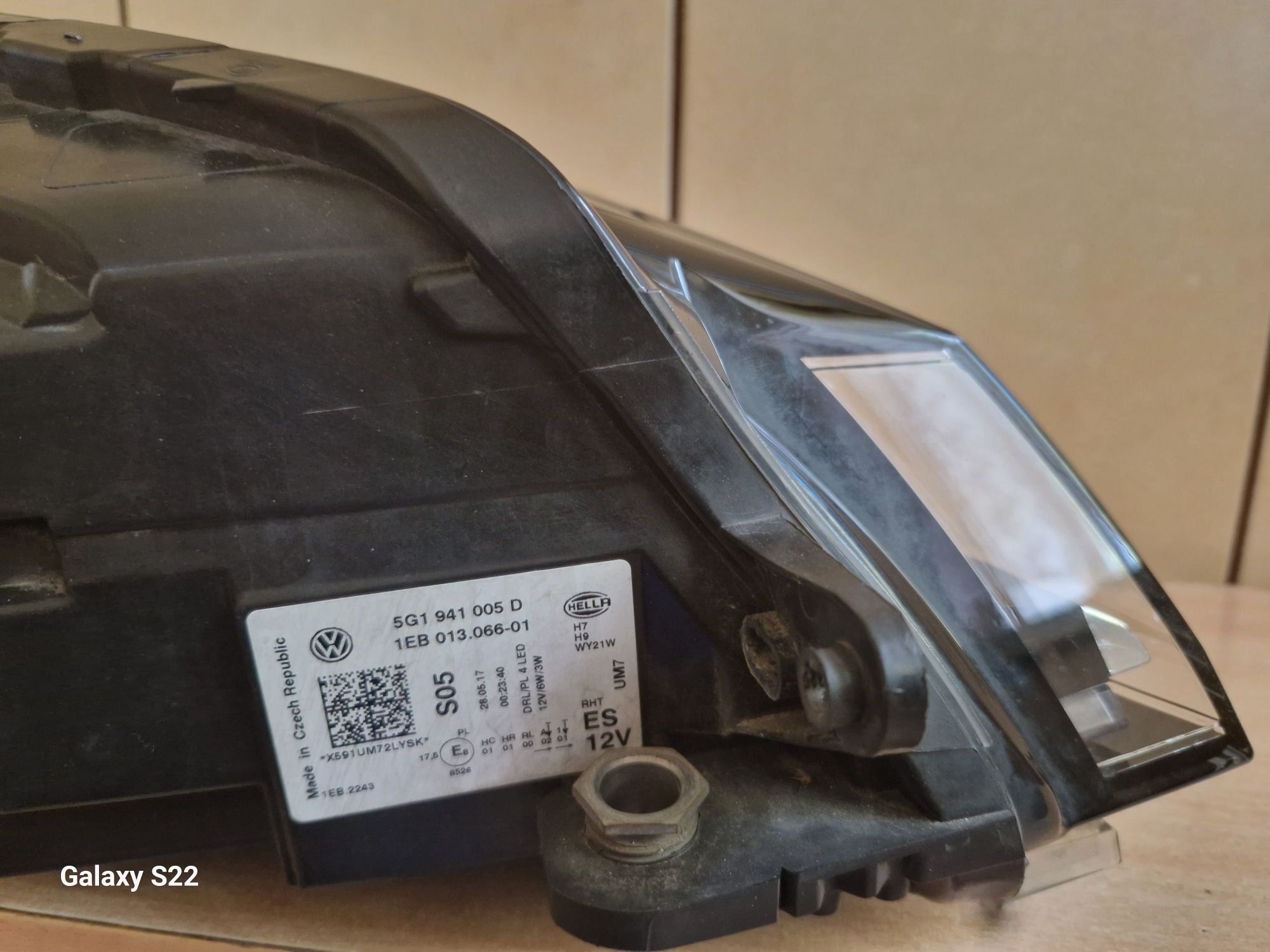 Lampy przód golf 7 lift