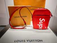 Louis Vuitton x Supreme Danube Epi PM Red