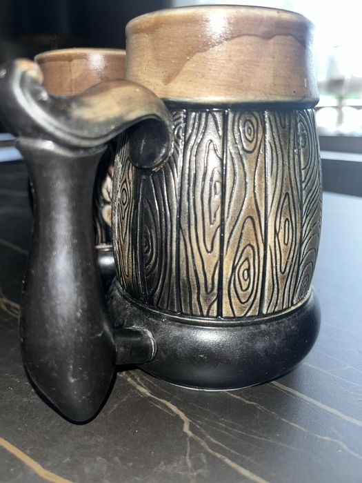 Kufel ceramiczny “ ŁAZY ” - unikalny, ręcznie zdobiony