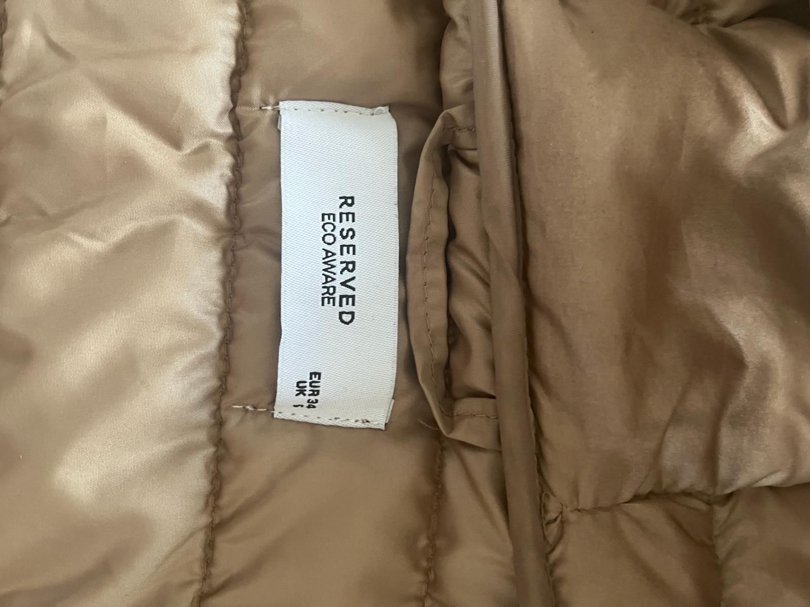 Damska kurtka, płaszczyk Reserved - rozmiar 34/XS