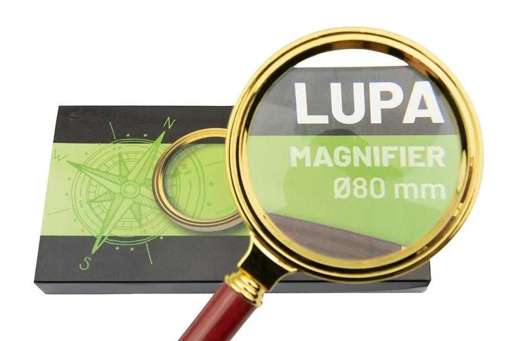 nóż + lupa personalizowana