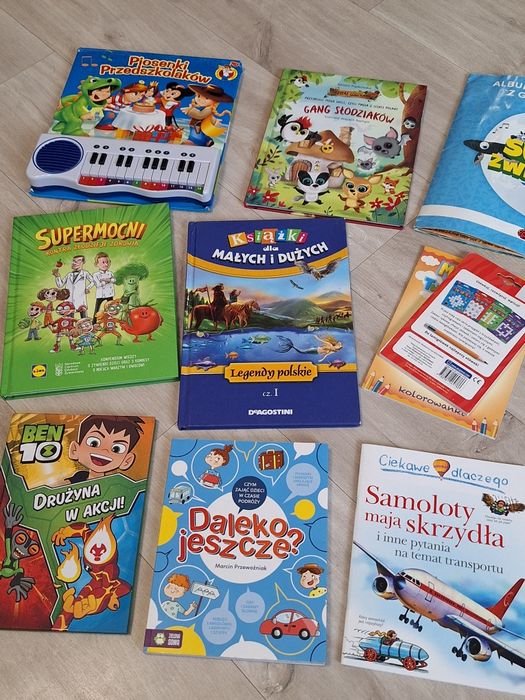 Bajki książki pianino legendy slodziaki