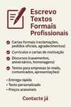 Ajudo a Redigir Textos Formais (Cartas, E-mails, CV)