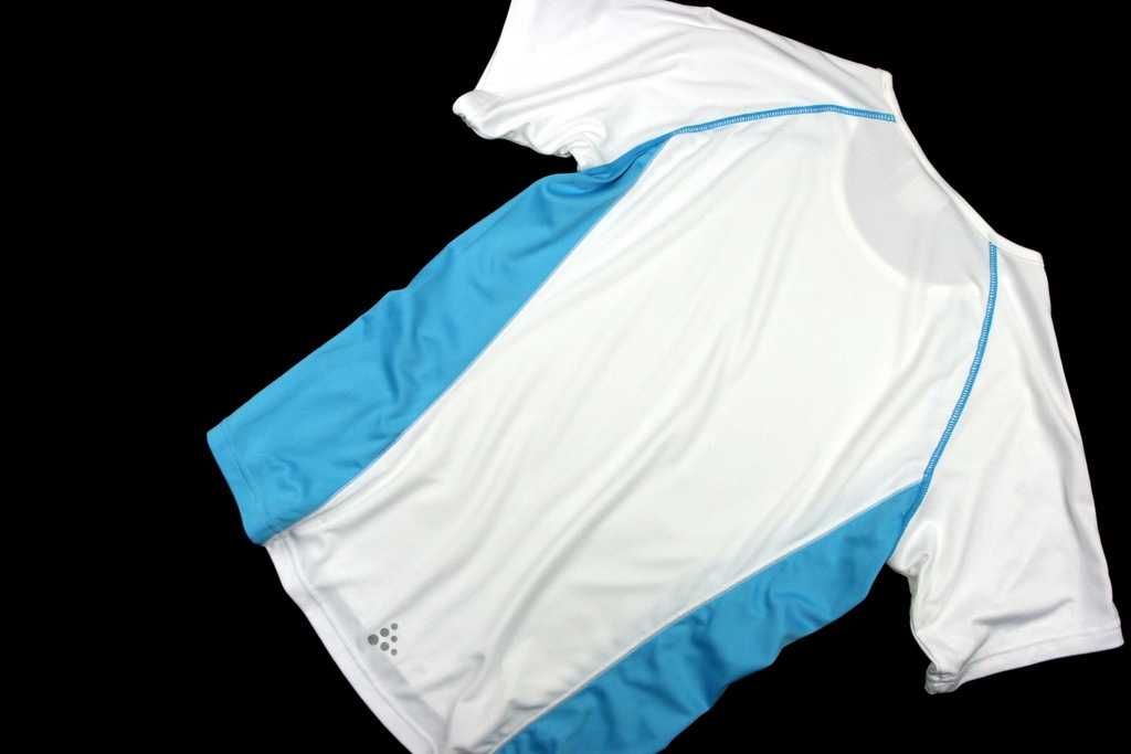 Craft koszulka biało niebieska sportowa L