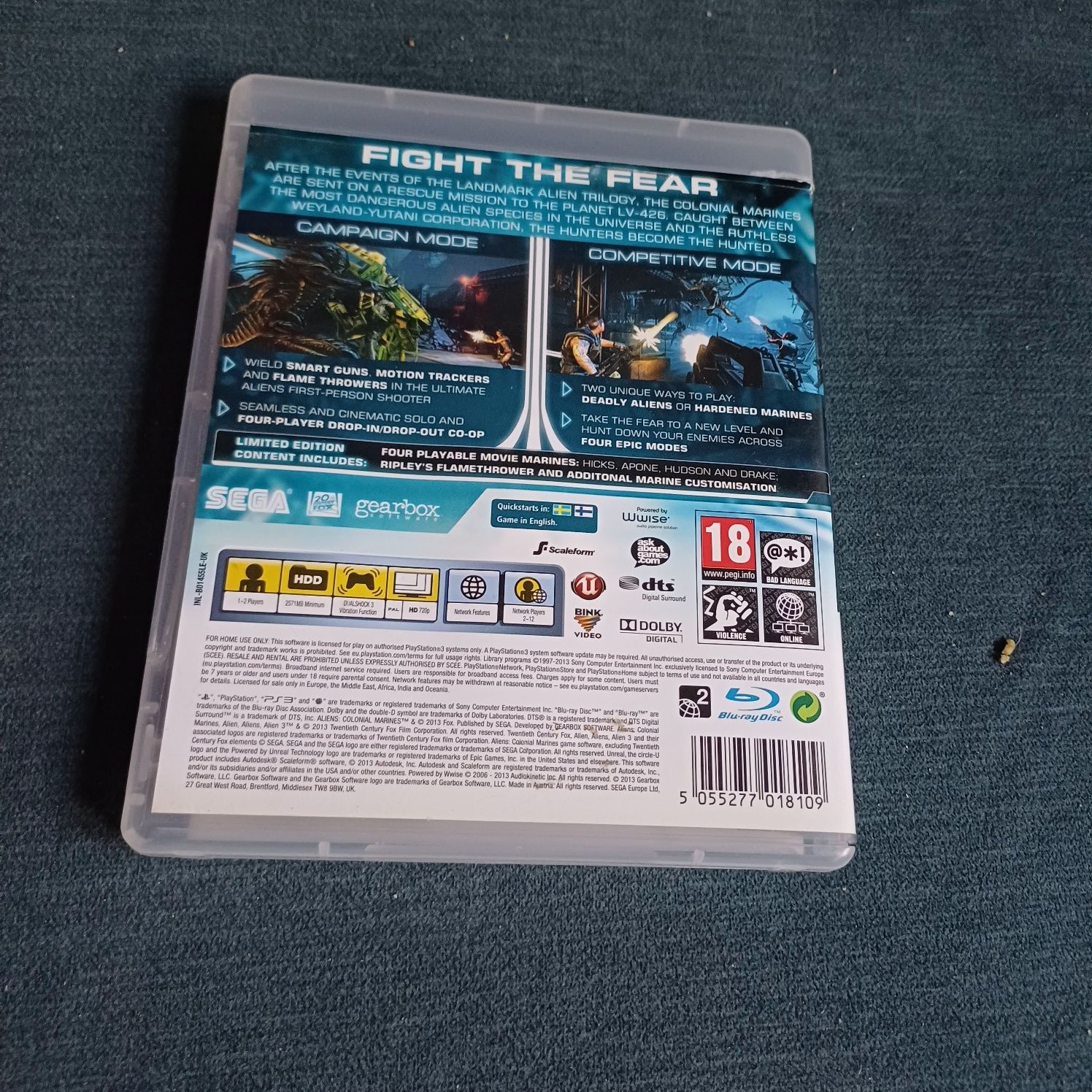 Aliens colonial marines ps3