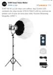 Luz fotografia GVM Pr150D