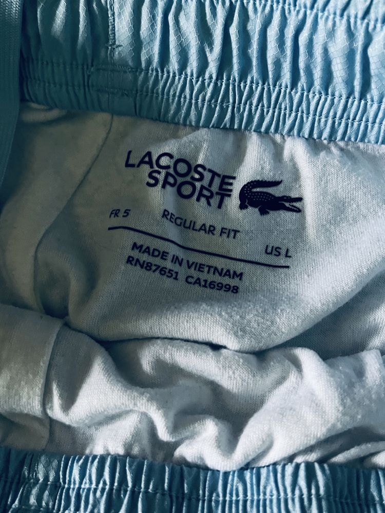 Чоловічий спортивний костюм Lacoste Sport regular fit Light Blue.