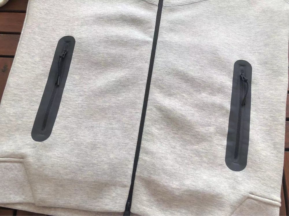 Зіп худі Nike tech fleece сіра 2024 М-ХХL найк