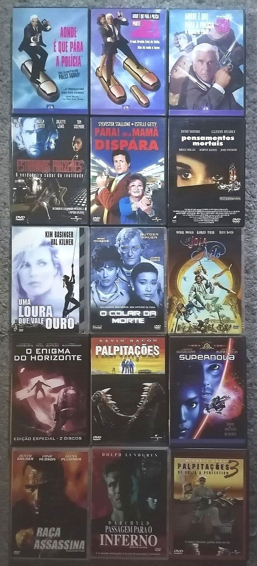 LOTE 182 BLU-RAY's + DVD's Originais: filmes, documentários, musicais