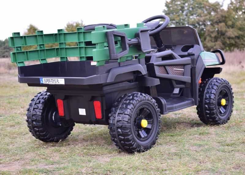 Auto samochód na akumulator BUGGY z przyczepką FARMER PICK-UP traktor