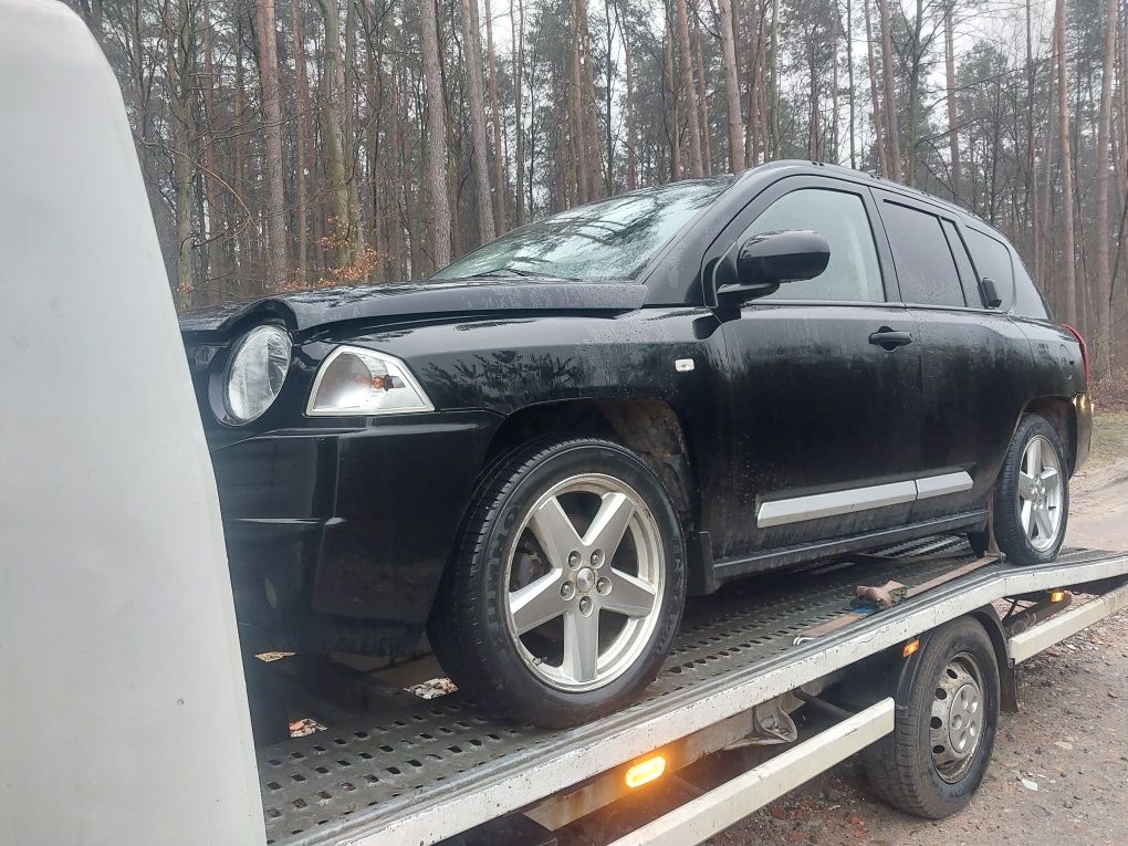 Części jeep compass silnik skrzynia drzwi zderzak klapa maska szyba