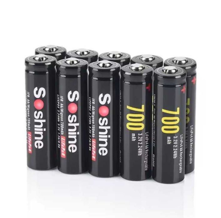 Акумулятор LiFePO4 Soshine 14500 (AA) 3.2 V 700mAh