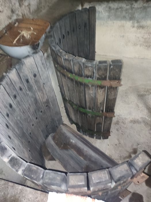 Prensa manual em bom estado