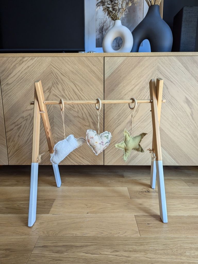 Baby gym siłownia dla niemowląt drewniana