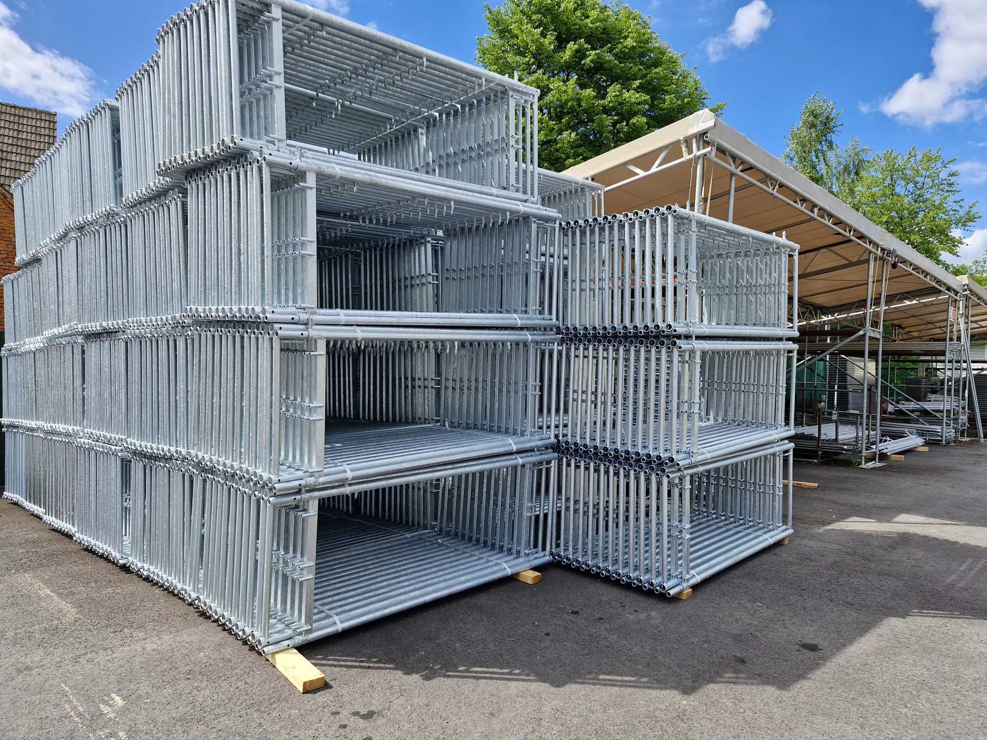 Rusztowanie 97m2 typ Plettac P70 nowe Pletak