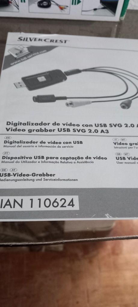 Digitalizador de vídeo  com USB
